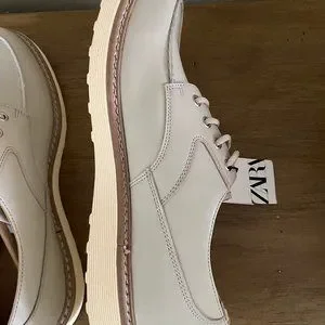 Zara | Shoes | New With Tags Zara Man Lug Soles Shoes Beige  display picture 3